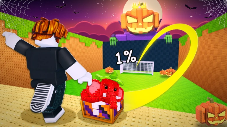 Kick a Lucky Block on Roblox (official screenshot)